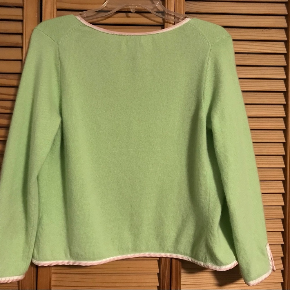 Lilly Pulitzer Mint Green with Pink Trim - Picture 3 of 3